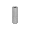 Llave Vaso 1/4" Hexagonal Larga 12 mm Acero Cromo Vanadio WOLFPACK
