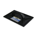 Talocha Plástico 27x18 cm Mango Redondo Negro Profesional