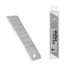 Hoja Cutter 18 mm Acero al Carbono - Estuche 10 Piezas WOLFPACK