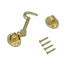 Aldabilla Multiusos Reforzada 100 mm Latón Pulido con Tornillos