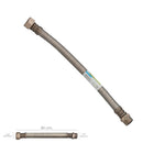 Latiguillo Flexible Reforzado Acero Inoxidable 1/2" x 1/2" 300 mm Oryx