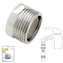 Atomizador Adaptador Saturnia Hembra M22 x 3/4" Cromado