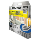 Burlete Elástico E 6m x 9mm Blanco Wolfpack Línea Profesional