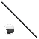 Burlete Aluminio Blanco con Goma para Puertas Garaje 2,5 m - Perfil Bajo