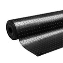 Suelo de Goma Círculos 1,20x10m 3mm Negro - Uso Doméstico