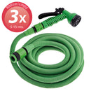 Manguera Extensible Riego 5-15m Pistola 7 Posiciones WOLFPACK