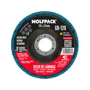 Disco Láminas Circonio Inox Plus 115x22 mm Grano 120 Wolfpack