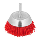 Cepillo Nylon Taza Ø 75 mm 1/4" - Lijado y Pulido Profesional