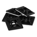 Base Adhesiva para Bridas 19x19 mm Negra - Pack 100 Unidades