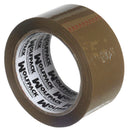 Cinta Embalar Silenciosa Marron 50 mm x 66 m - Wolfpack Línea Profesional