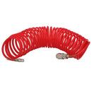 Manguera Espiral Aire Comprimido 15m con Adaptador Rápido WOLFPACK