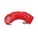 Manguera Espiral Aire Comprimido 7,5m con Adaptador Rápido WOLFPACK