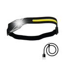Linterna LED Frontal Cabeza 350 Lumenes 4 Modos Batería Recargable