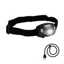 Linterna LED Frontal Cabeza Recargable USB 120 LUM - Wolfpack Profesional