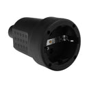 Base Aerea Toma Tierra 4/4,8 mm Goma Negro WOLFPACK Profesional