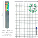 Malla Electrosoldada Galvanizada 25x25 / 1,60 / 100 cm. GD Rollo 25 metros.