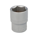 Llave Vaso 1/2 Hexagonal 22 mm. Perfil de 6 caras. Acero Cromo Vanadio, Aristas Redondas