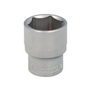 Llave Vaso 1/2 Hexagonal 23 mm. Perfil de 6 caras. Acero Cromo Vanadio, Aristas Redondas