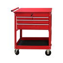 Carro Portaherramientas Metalico 86x44x99 cm. con 4 Cajones y 2 Bandejas