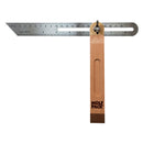 Escuadra Medidora Biselada Con Escala 22 cm. Falsa Escuadra, Escuadra Biselada, Escuadra de Carpintero, Escuadra Combinada