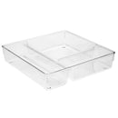 Organizador de Plastico Para Cajones System Nº1  23x23x5 cm.