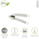 Triturador Ajos Acero Inoxidable 5 x 18 (Alt)  cm.