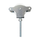 Polea Tendedero Wolfpack Zincado 60 mm. Roldana Plástico con Tornillo