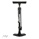 Bomba Aire Con Manometro 8 Bares Cuerpo y Pies Acero, Valvulas SCHRADER y PRESTA con Adaptadores. Bomba Bicicletas, Bomba coches