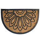 Felpudo Fibra Coco Y Goma 1/2 Luna 40x60 cm.