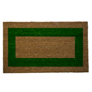 Felpudo Fibra Coco Raya Verde 45x75 cm.