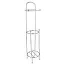 Portarrollos Papel Higienico Vertical Para Baño, Rollos De Reserva, Ø 15 x 65 cm.