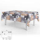 Mantel Hule Rectangular Cuisin Impermeable Antimanchas PVC 140 x 250 cm.  Recortable Uso Interior y Exterior