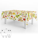 Mantel Hule Rectangular Hojas Otoño Impermeable Antimanchas PVC 140x250 cm.  Recortable Uso Interior y Exterior