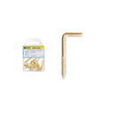 Alcayatas Rosca Latonada 17x40 mm. Brico Self 15 unidades