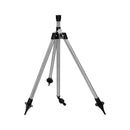 Tripode Para Aspersores Altura Regulable 55/90 cm. Tomas agua 1/2. Acero Cromado. Tripode Aspersores Jardineria