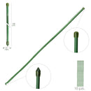 Tutor Varilla Bambú Plastificado Ø 12  - 14 mm. x   150 cm. (Paquete 10 Unidades)
