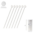 Pinchitos Acero inoxidable Pequeños 30 cm. (Bolsa 6 Unidades) Saturnia