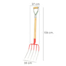 Horca Con Mango Anilla  560 / 5 Puas