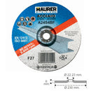 Disco Repasar Abrasivo Acero Ø 230 x 6 x 22,23 mm.