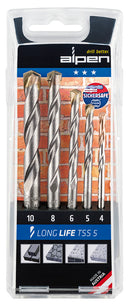 Estuche Brocas Alpen Widia Long Life 5 Piezas