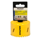 Corona Sierra Bimetal Ø 67 mm. Templado Termico, Base Reforzada. Corona Madera, Broca Agujeros Madera, Acero, Hierro, Plasticos