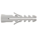 Taco Nylon Tradicional Gris  10 mm. (Caja de 50 piezas)