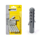 Taco Nylon          5 mm.  (50 Piezas)