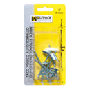 Taco Vuelco Auto Tornillo M 4 (5 Piezas)