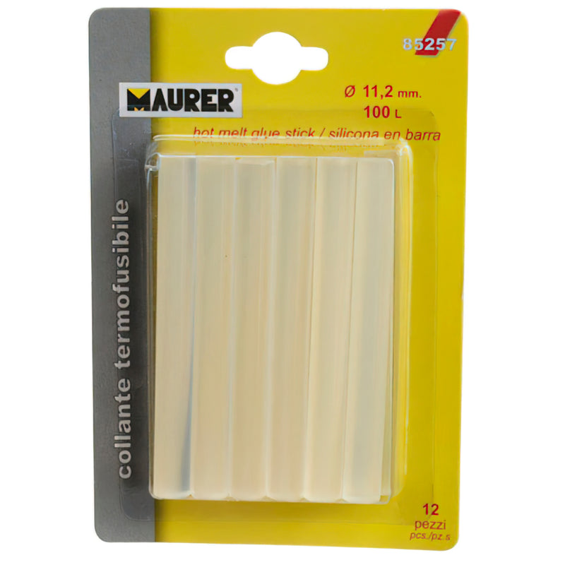 Silicona En Barra Maurer (Blister 12 unidades) Ø 11,2 mm.