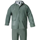 Traje de Agua Impermeable Verde Pvc         Talla 6-M