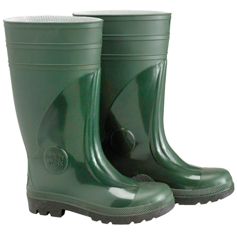 Botas Goma Altas Verdes Seguridad Nº 39 (Par)