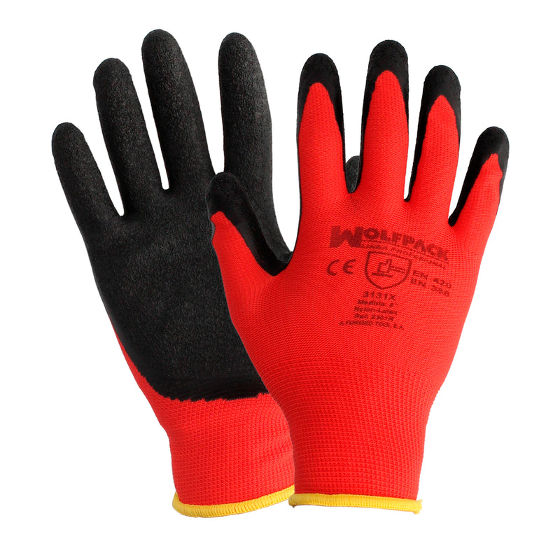 Guantes Latex / Nylon Gripflex Talla  10 (Par)
