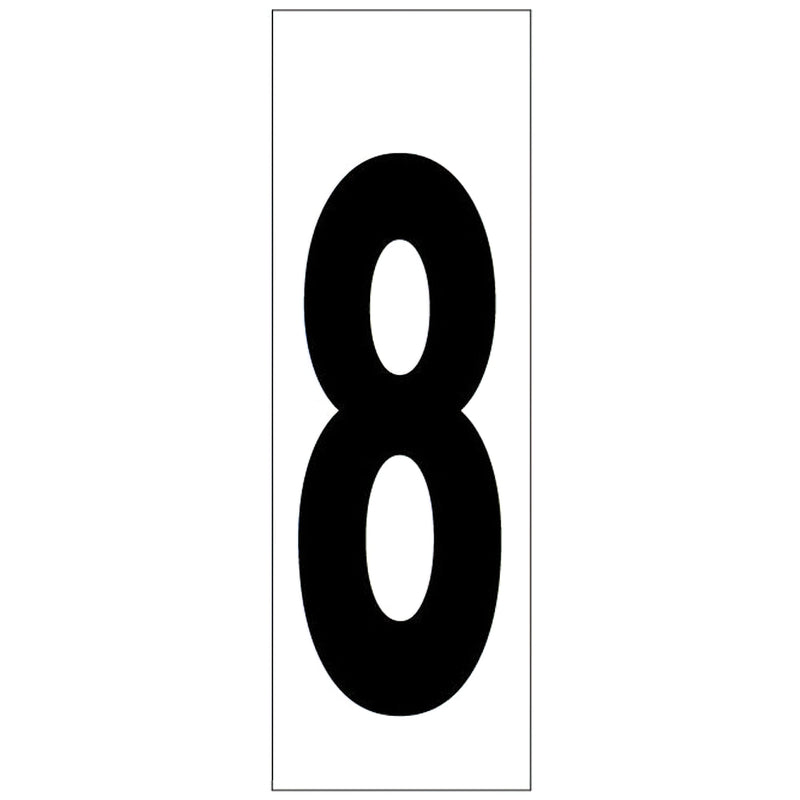 Numero Adhesivo 46x140 mm.   Nº 8