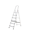 Oryx Escalera Aluminio 6 Peldaños Plegable, Uso doméstico, Antideslizante, Ligera y Resistente